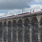 ICE auf der Altbaustrecke