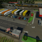 Parkplatz an der Tanke