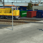 Güterverkehr im Hafen