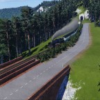 BR 24 vor dem großen Viadukt! (3.12.2023)