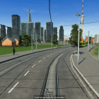 Auf dem Weg in die City