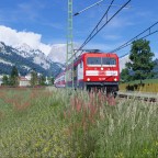 Eine RB mit Ausfahrt Richtung Zwielowsee