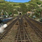 Ausfahrt Göschenen Richtung Gotthard Tunnel.