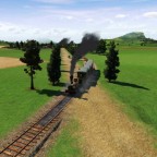 Bahnübergang in der Allee