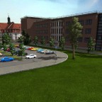 Herz-Jesu_Krankenhaus Fulda als Bus- und Tram-Station / BALD ALS DOWNLOAD