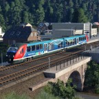 Morgendliche Regionalbahn ins Tal