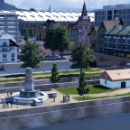 Krämerbrücke Flussufer