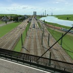Sicht von der Umgebungsbrücke nach Gazlow.