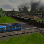 Bahnhosausfahrt von Ditzingen in Richtung Weilheim