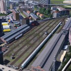 Ulm das Stadtviertel rund um die Abstellanlage Ostbahnhof 3