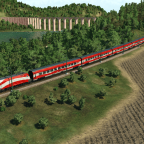 Mit dem Railjet durch die Berge