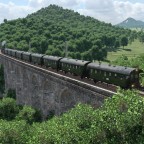 Auf dem Nossener Viadukt