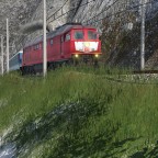 Der IR von Mühlholz auf den Weg nach Donbock (Österreich) über die Bergstrecke