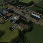 Güterbahnhof mit BW von oben