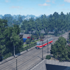 wir Fahren mit der Straßenbahn