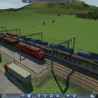 Durchfahrt durch den Güterbahnhof