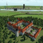 Schloss Bad Salzungen und blick auf Bad Salzungen Twin Towers