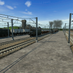 Alte und neue Güterzüge am Güterbahnhof