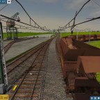 WIP Stahlwerk mit großem Rangierbahnhof
