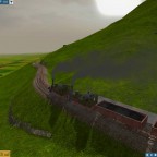 Voll beladen wieder runter !