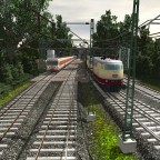 ET 420 und Br 103 kommen aus dem Depot.