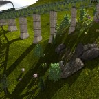 Nebenbahn über ein Gebirge