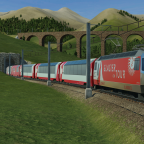 Ausfahrt aus dem Kehrtunnel