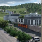 Nordseite und Parkplätze Bez