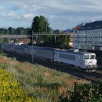 Swiss Station with swiss and french train 4