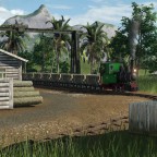 TPF2 Feldbahn fährt im Industriegelände "Wald"