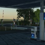 Der erste Bahnübergang