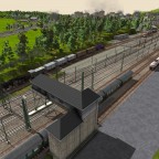 Oberau: Bahnhofseinfahrt
