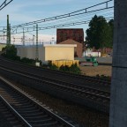 Ein Blick aus dem Überwerfungsbauwerk auf dem ehemaligen Hauptgüterbahnhof in Hamburg