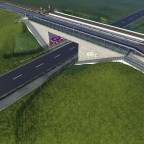Blick hinter die Kulissen: Brücke über die B402 (WIP)