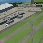Neuer Terminal beim Flughafen
