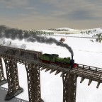 BR 53 with load of timber approaching Kirkby Lonsdale sawmill