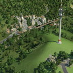 Dorf im Tal
