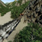 Einfahrt in den Pfaffensprung Kehrtunnel