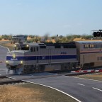 EMD F40 PH and Superliner - Amtrak Phase IV