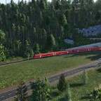 Regionalzug unterwegs