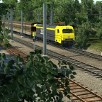 InterRegio train outside Hirscheim