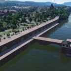Touristen-Dampfer am Rhein