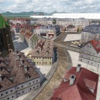 Historische Altstadt im fiktiven Auleben