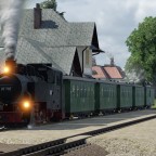 Sächsische Schmalspur Personenzug