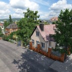 Blick vom Hirschparkweg