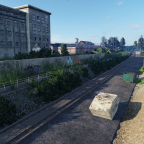Umgehungsgleis am alten Bahnbetriebswerk