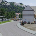 Blick vom Gemeindehaus