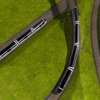 Futuristischer Zug Namens Orka