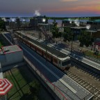 S-Bahn Endstation in Leipzig