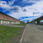 Bahnhof Flughafen in Egoperspektive